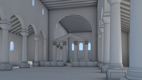 3D-Modelle der Gozbert-Kirche