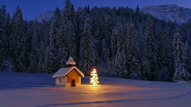 Symbolbild Winteranfang: Eine winterlich verschneite Landschaft (Foto: IMAGO, blickwinke)