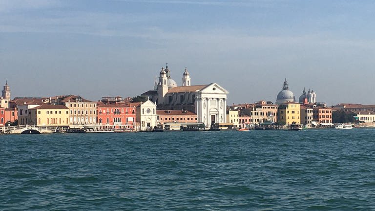 Blick von der Giudecca auf die Hauptinsel von Venedig, wo Luigi Nono geboren wurde.  (Foto: SWR, SWR / Noemie Schneider)