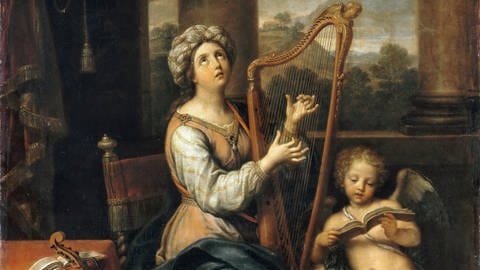 Pierre Mignard: Die heilige Cecilia singt das Lob Gottes (1691)