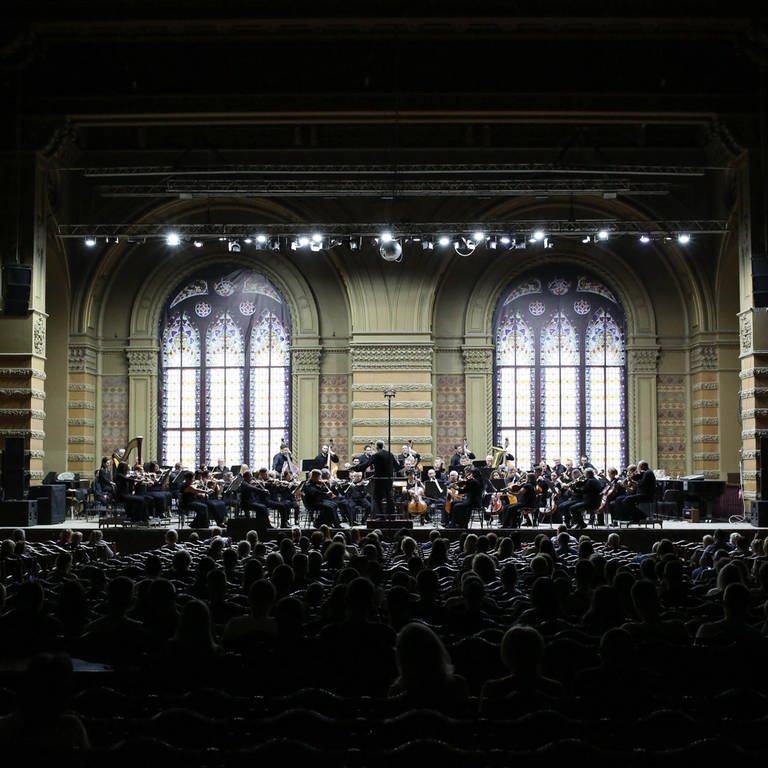 Das Symphonieorchester Odessa bei einem Konzert 2022