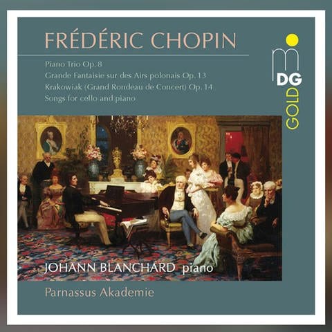 CD-Cover: Johann Blanchard - Parnassus Akademie - Frédéric Chopin (Foto: Pressestelle, Dabringhaus & Grimm machen)