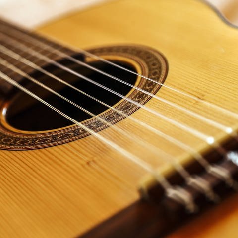 Eine Gitarre