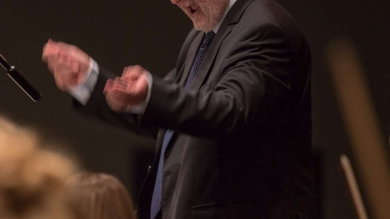 Der Dirigent Peter Eötvös