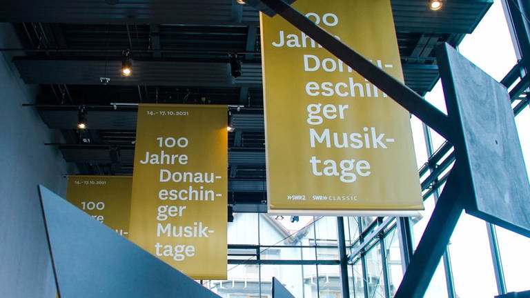 Banner "Donaueschinger Musiktage"