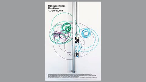 Plakat der Donaueschinger Musiktage 2019 (Foto: Angela Bulloch, Foto: Eberle & Eisfeld)