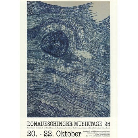Donaueschinger Musiktage - Plakat 1995 - Carlfriedrich Claus