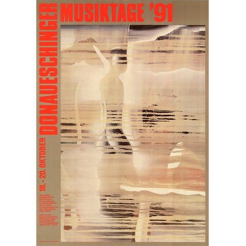Donaueschinger Musiktage - Plakat 1991 - Thomas Lange
