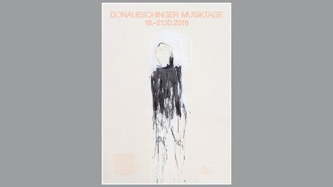 Das Plakat der Donaueschinger Musiktage 2018 von Tracey Emin