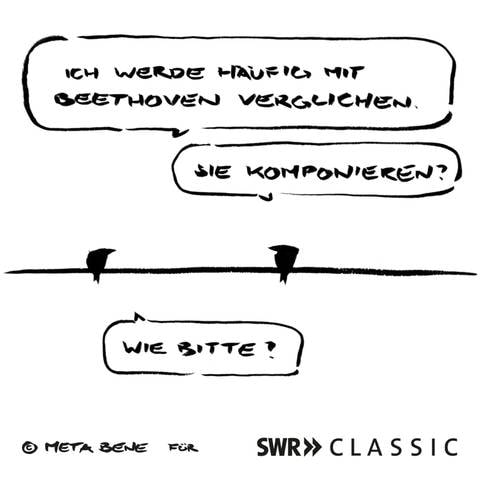 Meta Benes Cartoon für SWR Classic (Foto: SWR, SWR Classic / Meta Bene)