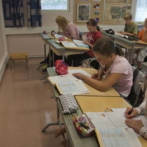 Matheunterricht in der Wäinö Aaltonen Schule in Turku, Finnland (Foto: dpa Bildfunk, dpa Bildfunk -)