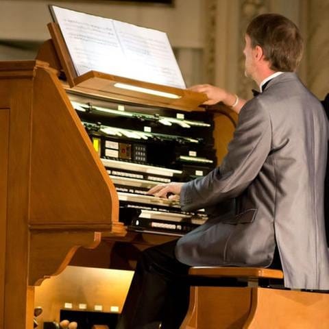 Olivier Latry, Organist (Foto: picture-alliance / Reportdienste, picture alliance / Frank Duenzl - Frank Duenzl)
