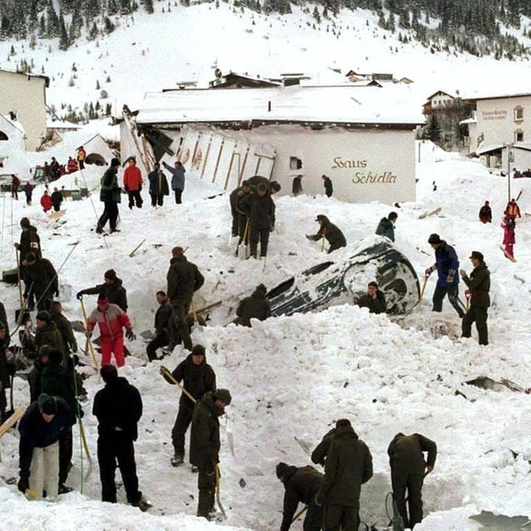 Lawinenkatastrophe 1999 in Galtür (Foto: dpa/epa apa minich - apa)