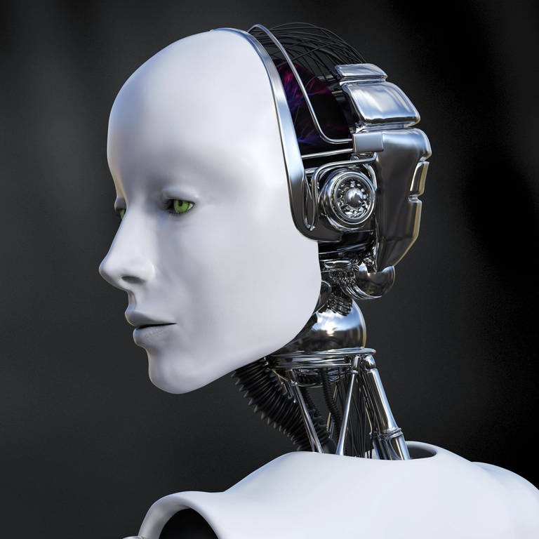 Roboter schaut traurig: Computer erkennen Gefühle, können aber keine Depression, Schizophrenie oder psychosomatischen Symptome ausbilden (Foto: IMAGO, imago images / Panthermedia)