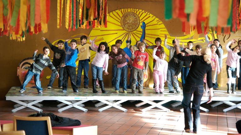 Schultheateraufführung von Grundschülern