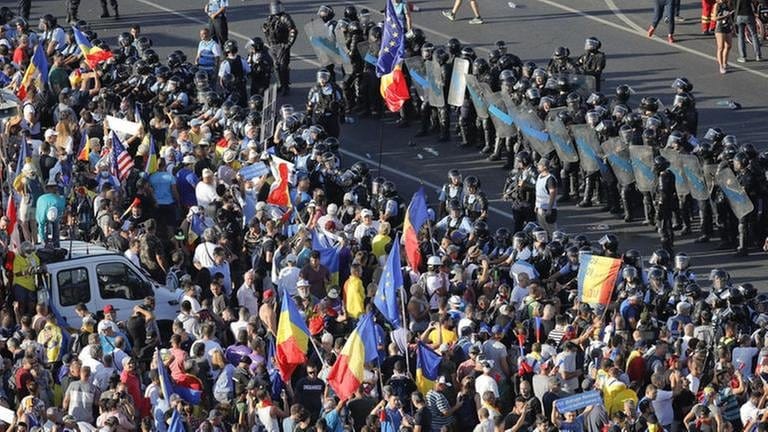 Rumänien- Proteste (Foto: picture-alliance / dpa, picture-alliance / dpa - picture-alliance / dpa)