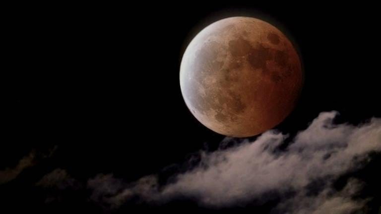 Totale Mondfinsternis - blutmond (Foto: Getty Images, Thinkstock -)