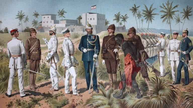 Koloniale Truppen in Afrika (Foto: IMAGO, imago/imagebroker)