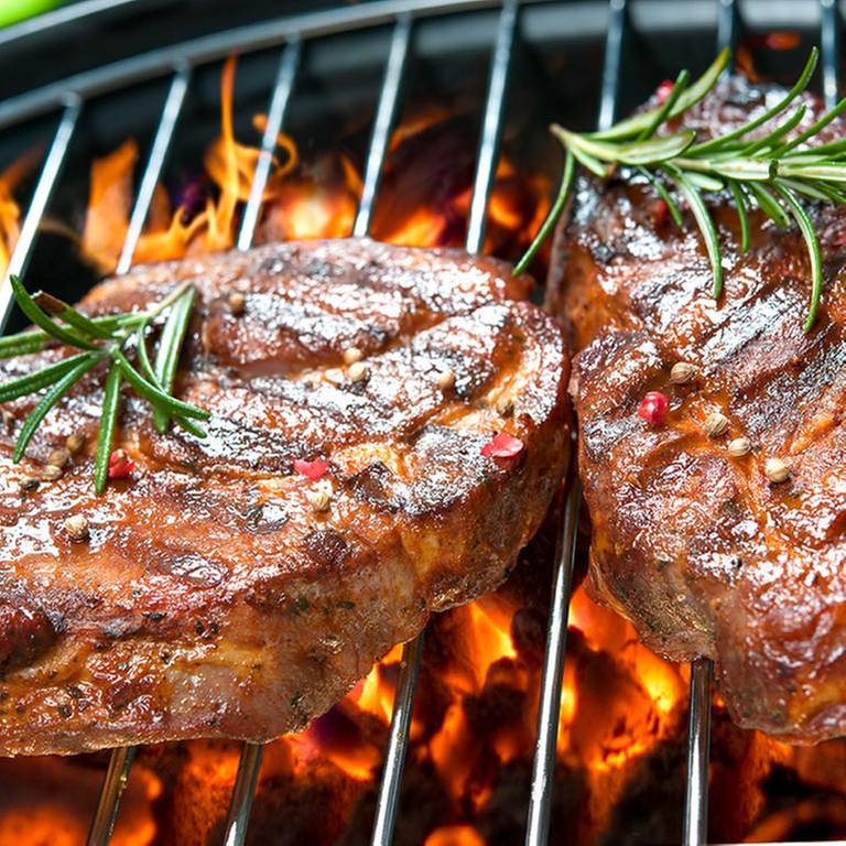steak auf grill