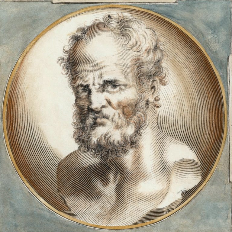 Diogenes von Sinope, griechischer Philosoph, gestorben 323 v. Chr. (Foto: IMAGO, picture alliance / akg-images | akg-images)