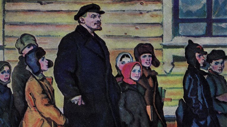 Lenin Wladimir Iljitsch Uljanow (Lenin) Russischer kommunistischer Revolutionär, Politiker und politischer Theoretiker
