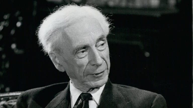 Bertrand Russell, britischer Philosoph, Mathematiker, Religionskritiker und Logiker (1872 - 1970)