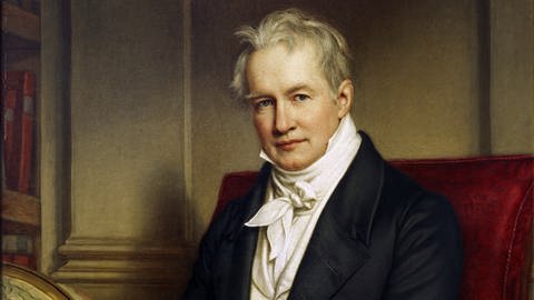 Der Naturforscher Alexander von Humboldt auf einem Gemälde von Joseph Stieler 