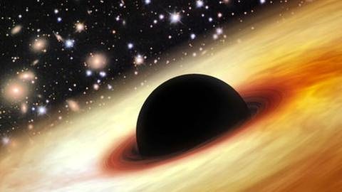 Quasar, massereiches schwarzes Loch (Foto: Colourbox, Foto: Colourbox.de -)