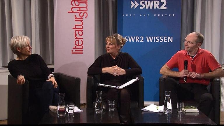 Ulrike Draesner, Anja Brockert und John von Düffel (Foto: SWR, SWR -)