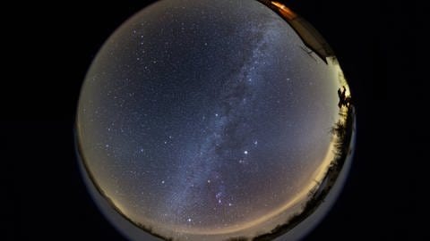 Mit einem großen Teleskop lässt sich immer nur ein winziger Ausschnitt des Himmels im Detail beobachten.