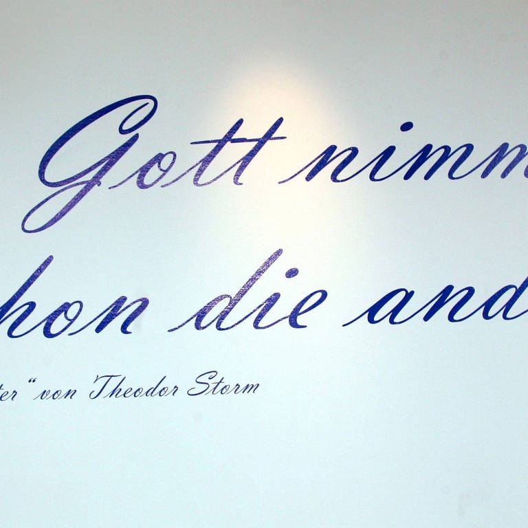 Zitat aus Theodor Storms Novelle "Der Schimmelreiter" (Foto: IMAGO, imago images / Strussfoto)