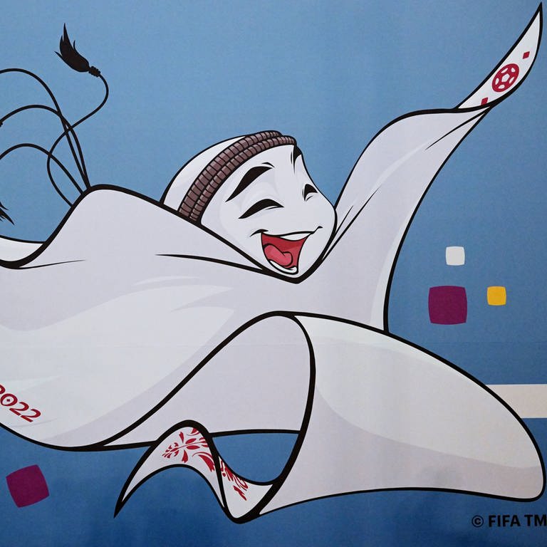 IMAGO  SNA (Foto: IMAGO, Das Maskottchen der FIFA Fußballweltmeisterschaft in Qatar)