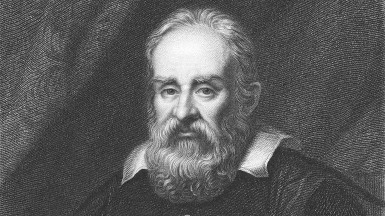Galileo Galilei auf Stichen aus den 1850er Jahren