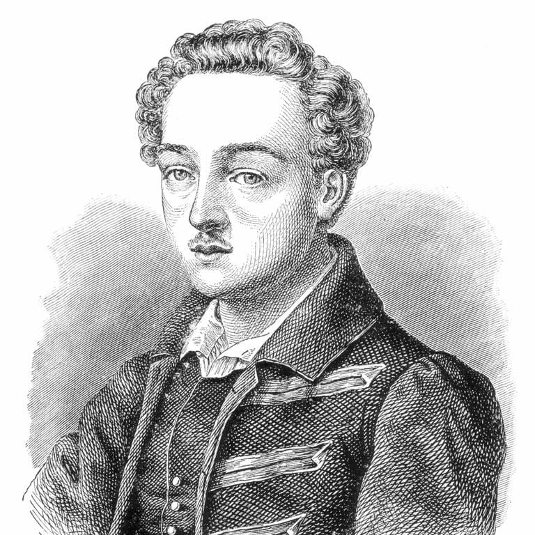 Georg Büchner (Holzstich): Georg Büchners Dramenfragment "Woyzeck" (1836) ist bis heute eines der meistgespielten Stücke der deutschen Literatur. 