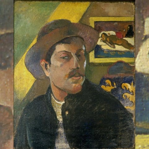 Paul Gauguin: Selbstbildnis mit Manao Tupa (Foto: IMAGO, IMAGO / KHARBINE-TAPABOR)