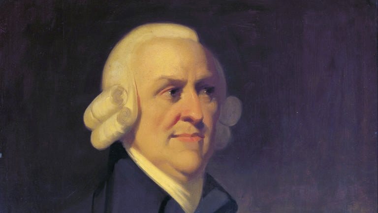 Adam Smith (1723 - 1790) war ein schottischer Moralphilosoph und Aufklärer und gilt als Begründer der klassischen Nationalökonomie (Porträt eines unbekannten Künstlers, Schottische Nationalgalerie) (Foto: IMAGO, IMAGO / agefotostock)