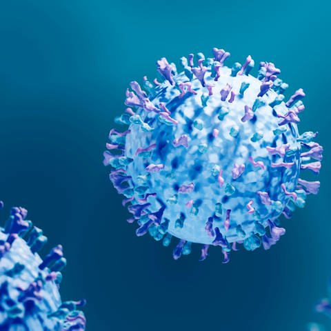 RSV-Virus, grafische Darstellung (Foto: IMAGO, IMAGO / Science Photo Library)