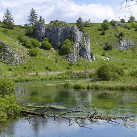 Eselsburger Tal mit Fluss Brenz (Foto: IMAGO, IMAGO / imagebroker)