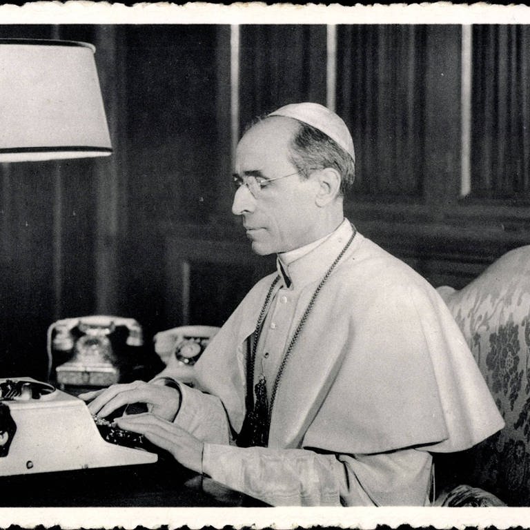 Papst Pius XII., Eugenio Maria Giuseppe Giovanni Pacelli, Schreibmaschine