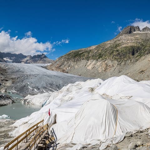 Alpenschmelze, der Klimawandels verändertnviele Prozesse im Hochgebirge. (Foto: IMAGO, /Andreas Haas)