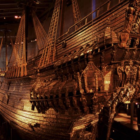 Vasa, a 17th century warship, Vasa Museum, Stockholm, Sweden