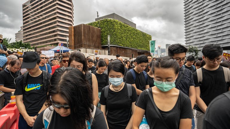 Großdemonstration in Hongkong am 7. Juli 2019