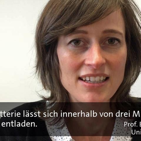 Die Chemikerin Prof. Birgit Esser von der Uni Freiburg entwickelt neue Batterien (Foto: SWR, SWR - Gabor Paal)
