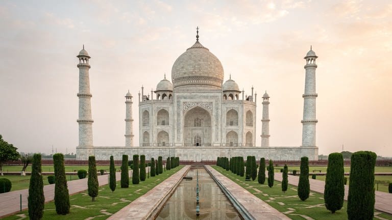 Das Taj Mahal in Agra, Indien.