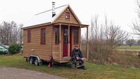 Mini-Haus auf Rädern