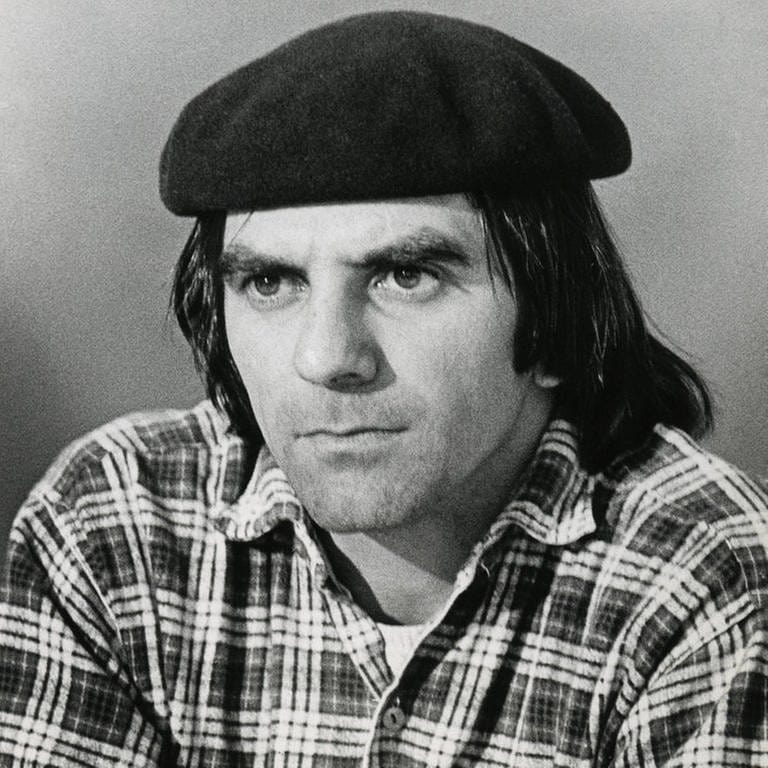 Rudi Dutschke (Portrait mit Baskenmütze, um 1968)