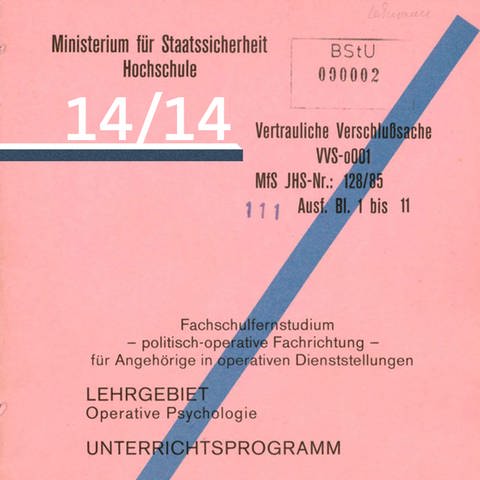 Stasi-Akte Audiofolge 14 (Foto: SWR, BStU)
