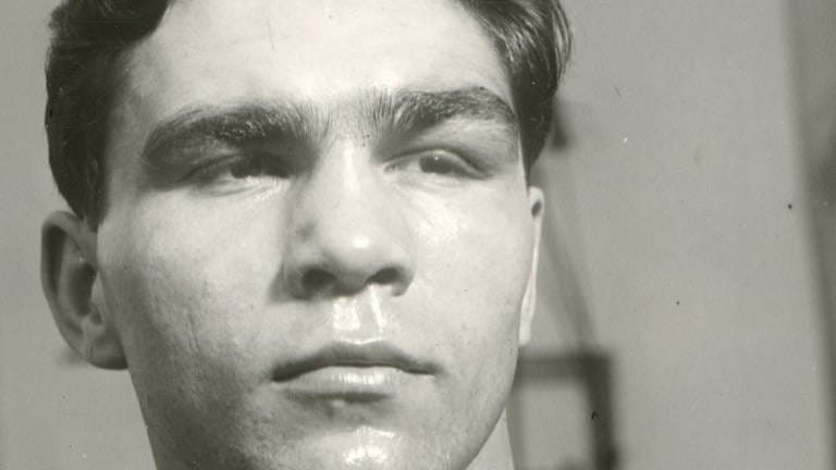 Porträtaufnahme des Boxers Max Schmeling (1905 - 2005), Foto um 1930