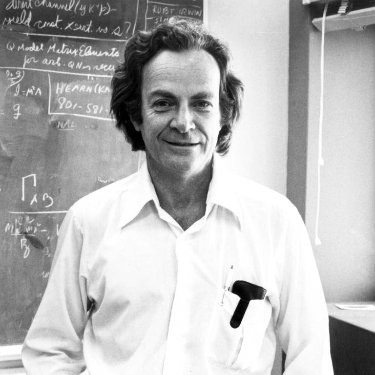 Der Nobelpreisträger Richard Feynman (1918 - 1988) lieferte 1986 die Erklärung für die Challenger-Katastrophe: Die Dichtungsringe wurden bei Kälte spröde und versagten (Foto: um 1974)