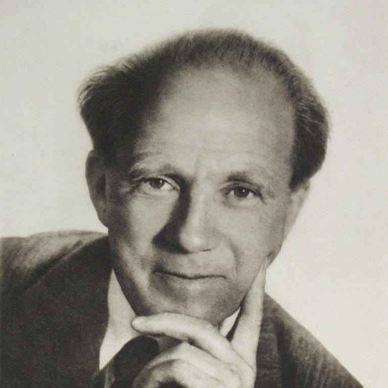Werner Heisenberg. Fotografie von Tiza Binz. Um 1950.